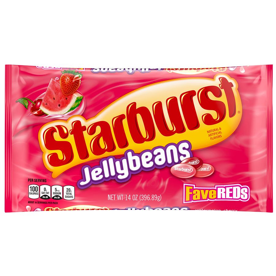 Starburst FaveREDS Jelly Beans Chewy Easter Candy FaveREDS Walgreens
