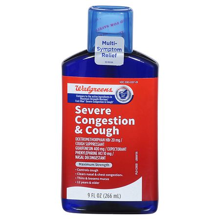   Basic Care Severe Daytime Cold and Flu, Maximum Strength  Liquid Cold Medicine, Non-Drowsy, Multi-Symptom Relief, for Adults and  Children Age 6 and Over, Original, 12 Fluid Ounces : Health 