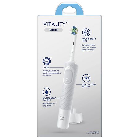 Oral-B FlossAction Electric Rechargeable Toothbrush White