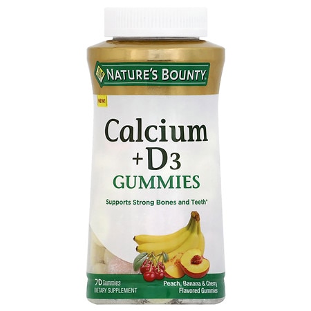 Nature's Bounty Calcium + D3 Gummies
