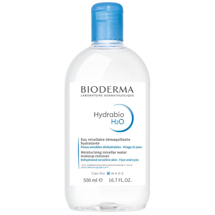  Bioderma Hydrabio H2O PUMP Micellar Water - Cleansing and  Make-Up Removing, 16.7 Fl Oz : Beauty & Personal Care