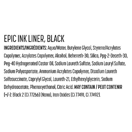 NYX Professional Makeup Epic Ink Vegan Waterproof Liquid Eyeliner, Black