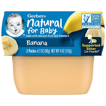 Gerber 1st Foods Natural Baby Food Banana