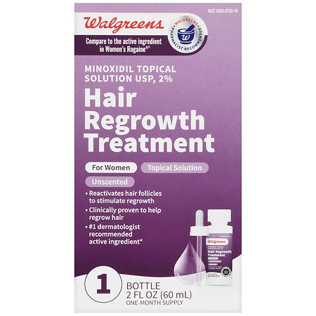 Walgreens Hair Regrowth Treatment For Women Topical Solution