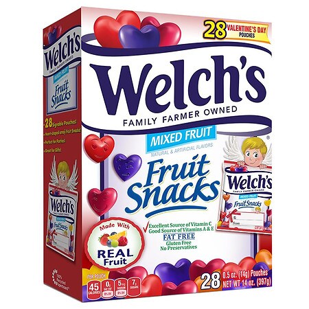 UPC 034856562788 product image for Welch's Fruit Snacks Valentine's Day Mixed Fruit Box - 0.5 oz x 28 pack | upcitemdb.com