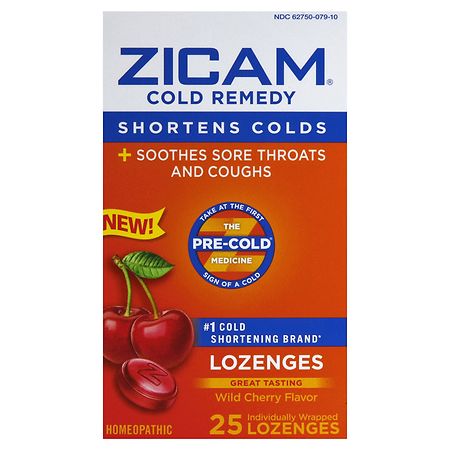 Zicam Cold Remedy Lozenges Wild Cherry