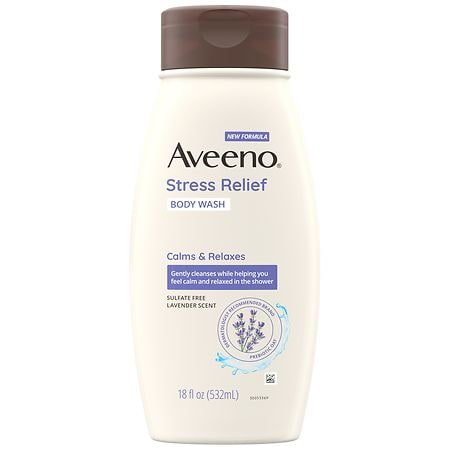 Aveeno Stress Relief Body Wash with Oat Lavender