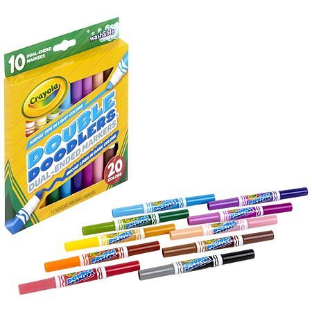 New ArtSkills Erasable Markers Dual Ended Eraser Marker Included Assorted