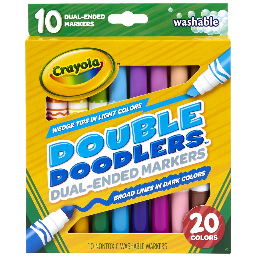 Crayola Pip-Squeaks Skinnies Non-Toxic Washable Marker, Assorted
