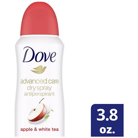 Dove Dry Spray Antiperspirant Deodorant Apple & White Tea