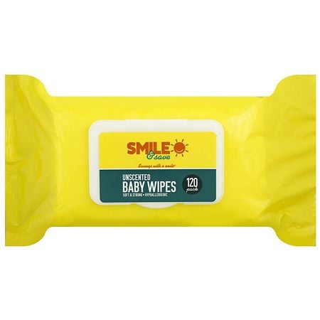 Smile & Save Baby Wipes Fragrance Free