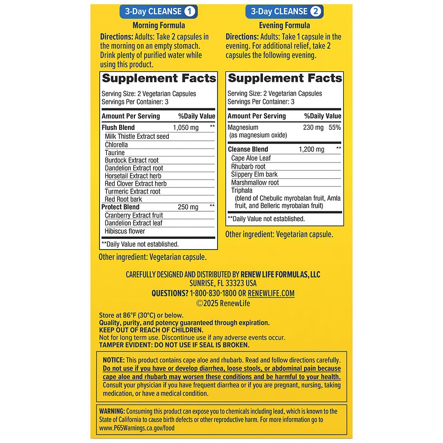 ReNew Life Day Cleanse Total Body Reset, Part Detox Cleanse
