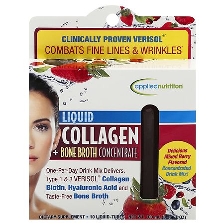 Applied Nutrition Liquid Collagen + Bone Broth Mixed Berry