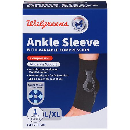 Walgreens Compression Sleeve - Ankle Large /  X Large