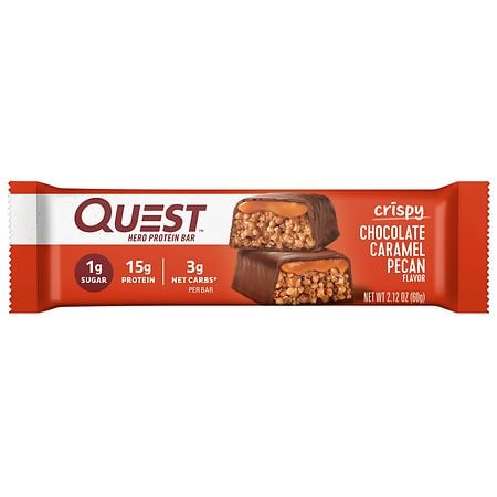 Quest Nutrition Hero Protein Bar Chocolate Caramel Pecan | Walgreens