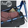 Hugo Elite Rollator Rolling Walker With Seat, Backrest And Saddle Bag, Blue-2