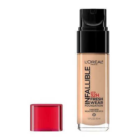 L'Oreal Paris Infallible Up to 32 Hour Fresh Wear Foundation, Lightweight, Breathable Coverage, Golden Beige