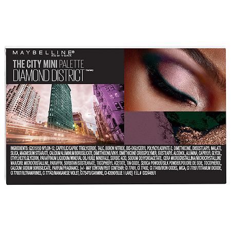 Maybelline Walgreens Eyeshadow Makeup The City Palette Mini |