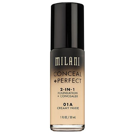 Milani Conceal + Perfect Foundation + Concealer, Creamy Nude | Walgreens