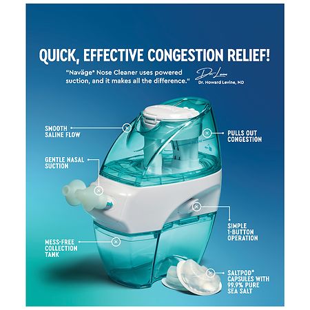 Navage Saline Nasal Irrigation Starter Kit