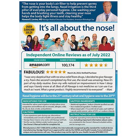 Navage Nasal Care machine - health and beauty - by owner - household sale -  craigslist