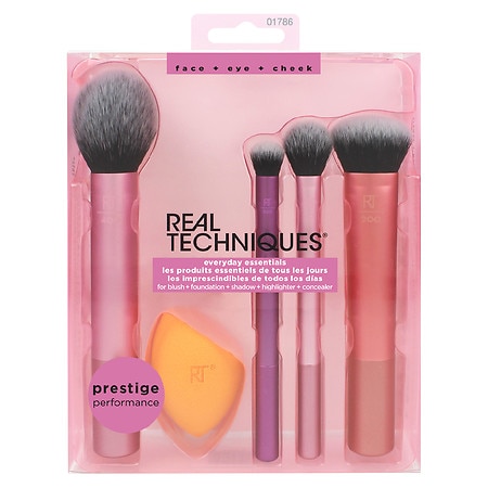 Techniques Everyday Essentials Makeup Brush Set | Walgreens