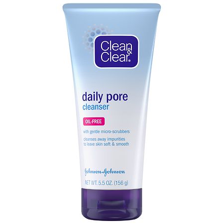 Clean & Clear Daily Pore Face Cleanser For Acne-Prone Skin