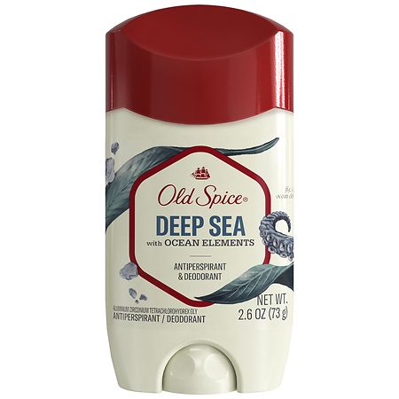 Old Spice Invisible Solid Antiperspirant & Deodorant Deep Sea with Ocean Elements