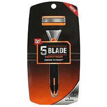 Walgreens Men's 5 Blade EasyFit Razor | Walgreens