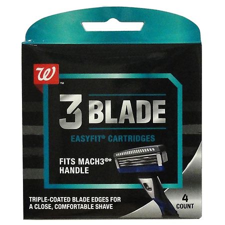 Walgreens Men's 3 Blade EasyFit Cartridges