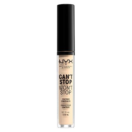 NYX Professional Makeup Can't Stop Won't Stop 24 Hour Full Coverage Matte Concealer, Pale