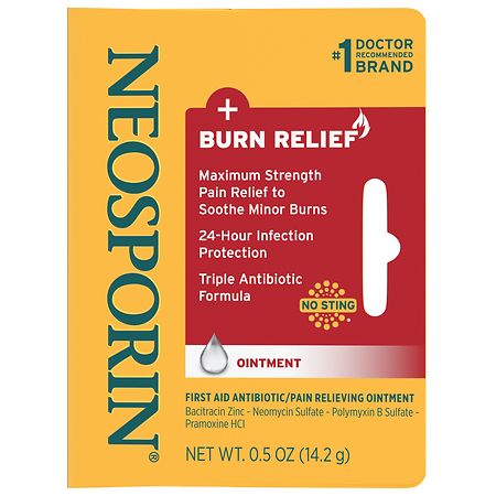 Neosporin + Burn Relief First-Aid Antibiotic Ointment