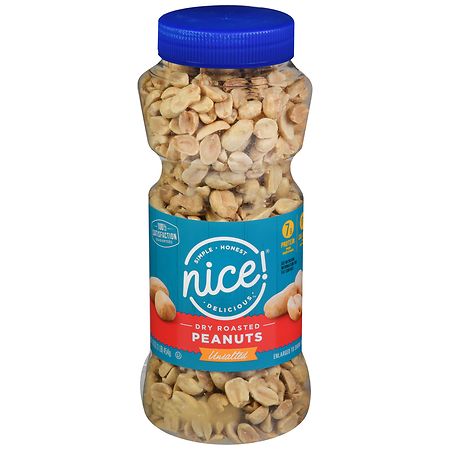 Nice! Dry Roasted Peanuts Unsalted
