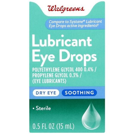 Walgreens Eye Drops Dry Eye Relief