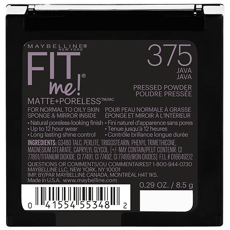 Maybelline New York Fit Me Matte + Poreless Pressed Face Powder Makeup,  Fair Ivory, 0.28 Oz : : Beauty & Personal Care