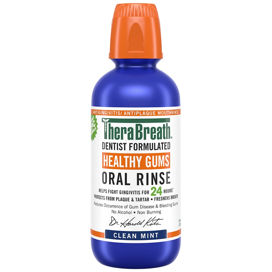 TheraBreath Healthy Gums Oral Rinse Clean Mint Walgreens