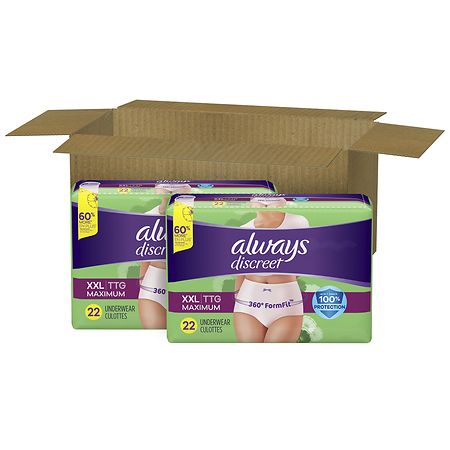 Always Discreet Adult Incontinence Underwear Extra Extra Large