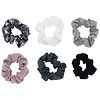 Scunci The Original Scrunchie in Soft Knit Solid and Tie-Dye Neutral Colors-0