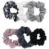 Scunci The Original Scrunchie in Soft Knit Solid and Tie-Dye Neutral Colors-4