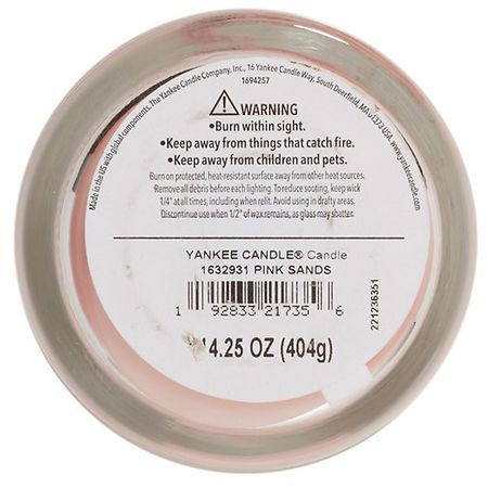 Yankee Candle Pink Sands Scented