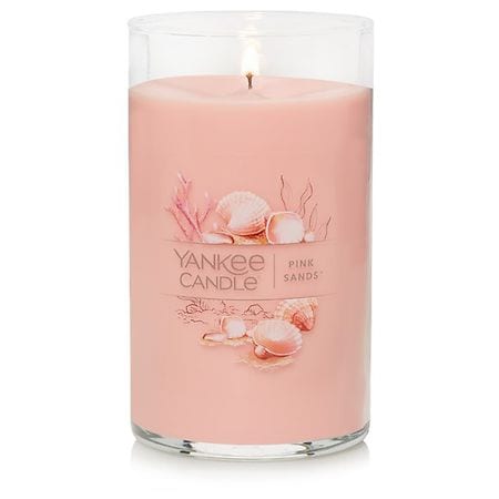 Yankee Candles 3 x Pink Sands car jar Ultimate Air Freshener, Festive Scent