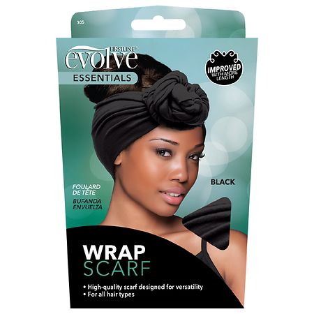 Evolve Head Wrap Scarf Black