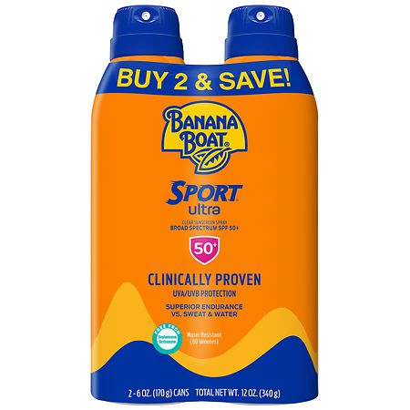 Banana Boat Sport Ultra  Clear Sunscreen Spray SPF 50