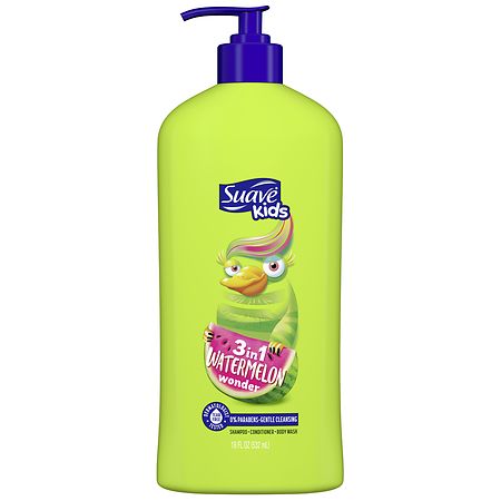 Suave Kids 3in1 Shampoo Conditioner Body Wash Watermelon Wonder