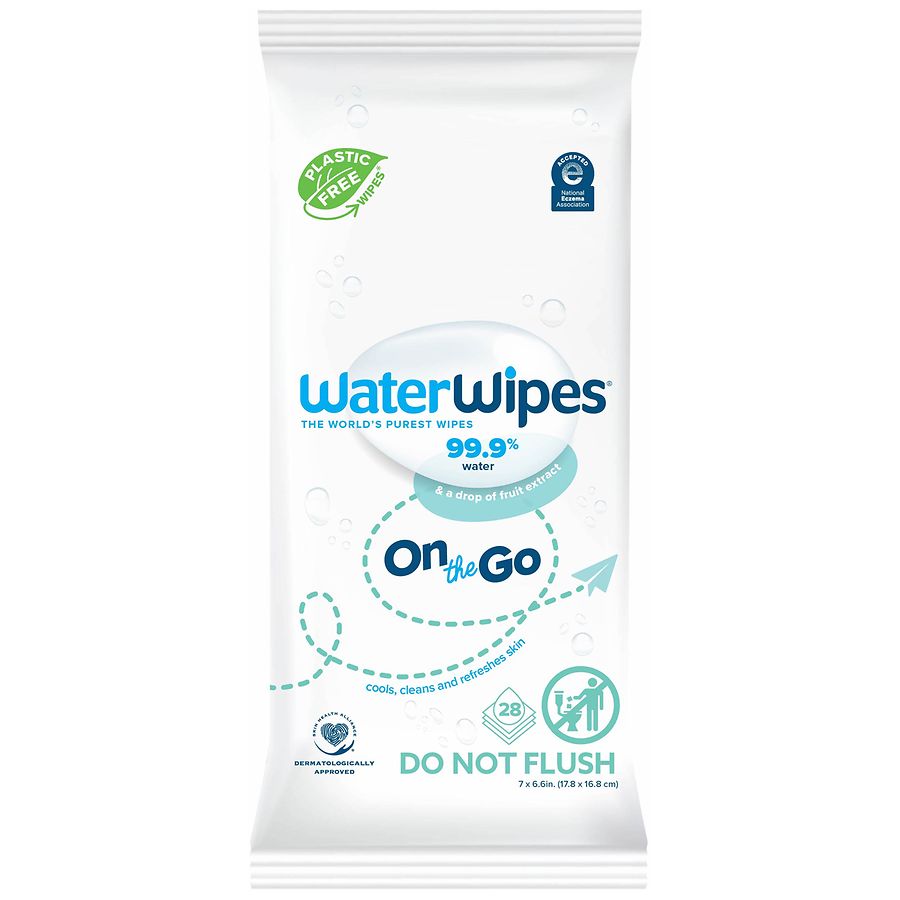WaterWipes Plastic-Free Original Baby Wipes, & Hypoallergenic for Sensitive  Skin Unscented