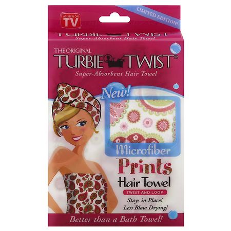 Turbie Twist Microfiber Prints Hair Towel | Walgreens
