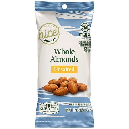Nice! Almonds Unsalted