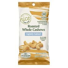 Nice! Roasted Whole Cashews Lightly Salted | Walgreens