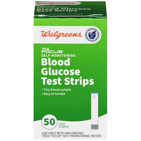 Walgreens True Focus Self-Monitoring Blood Glucose Test Strips