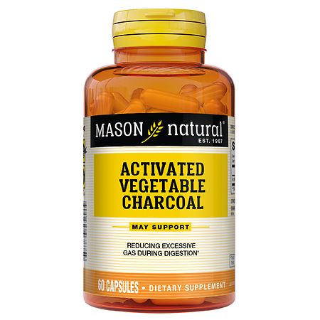 UPC 311845078759 product image for Mason Natural Activated Vegetable Charcoal Capsules - 60.0 ea | upcitemdb.com